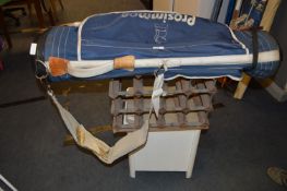 Golf Bag, Twelve Bottle Wine Rack and a Linen Box