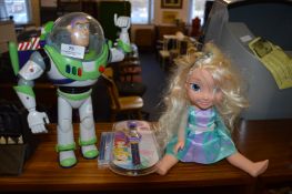 Buzz Lightyear, Disney Princess Watch, Frozen CD a