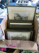 Nine Assorted Prints and Engravings