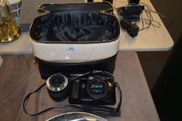 Canon EOS-1000F Camera and Case