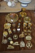 Brassware Ornaments, Tray, Toasting Fork, etc.