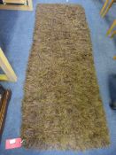 Brown Runner Rug 190x66cm