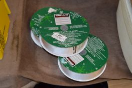 *Three Rolls of Wire Edged Ribbon