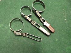 *Three Piston Ring Clamps