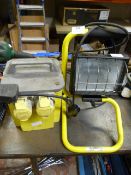 110V Two Tool Transformer and a Halogen Work Lamp