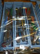 *Three Boxes of Assorted Screwdrivers
