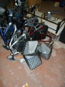 Two Walking Aids (One Silver, One Maroon)