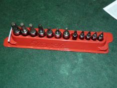 Twelve Torque Drive Sockets