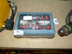 Set of Twelve Power Fix Router Bits