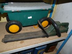 Gardeners Trolley and a Black and Decker Hedge Tri