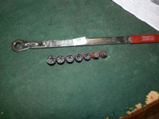 Bluepoint 15mm Ratchet Handle with Seven Bits