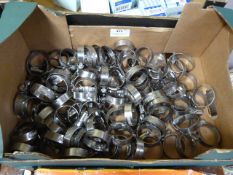 Box Containing Jubilee Clips 25-40mm