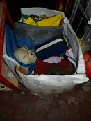 Box Containing Welding Screens, Strobe Lights, CDs