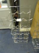 Chrome 15 Bottle Wine Rack