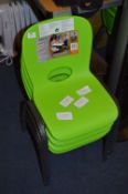 *Four Children's Stackable Chair