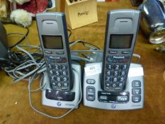 BT Three Style Twin Telephones