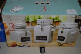 *Canister with Cupboard 3pk