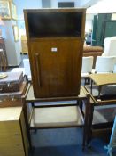 Oak Side Cabinet and Tea Trolley