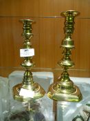 Two Brass Candlesticks