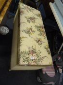 Wicker Blanket Box and Contents of Christmas Decor