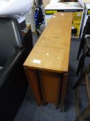 Teak Drop Leaf Dining Table