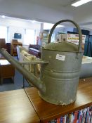 Two Gallon Galvanised Watering Can