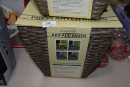 *Wicker Basket with Pre Planted Bulbs