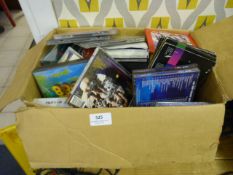 Box Containing a Large Quantity of CDs