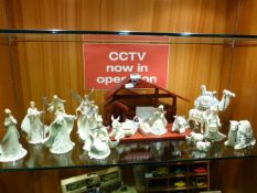 Hawthorne Village Silver Blessing Nativity Set