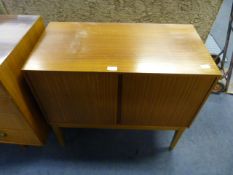Teak Records Cabinet