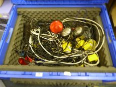 Large Storage Pots Containing Cables, Speaker Wire