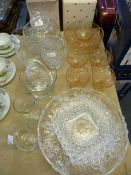 Quantity of Glassware; Fruit Bowl, Sundae Dishes,