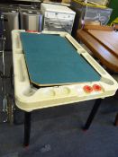 3-in-1 Games Table; Pool, Hockey and Table Tennis