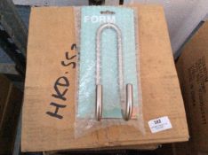 Five Boxes of Four Satin Hooks Large
