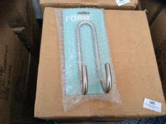 Five Boxes of Four Satin Hooks Large