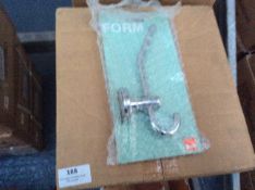 Box Containing Six B&Q Coat Hooks