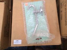 Five Boxes of Six Satin Hooks Large