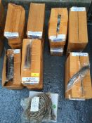 Sixteen Boxes of Pewter & Bronze Effect Handles in