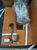 Box Containing 68 Acorn Green Glass Coat Hooks