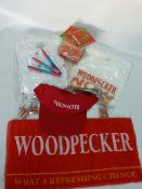 Woodpecker Cider: Polo Shirt, T-Shirt, Cap, Bar To