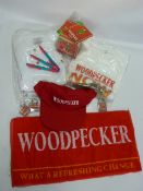 Woodpecker Cider: Polo Shirt, T-Shirt, Cap, Bar To