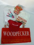 Woodpecker Cider: Polo Shirt, T-Shirt, Cap, Bar To