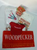 Woodpecker Cider: Polo Shirt, T-Shirt, Cap, Bar To