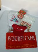 Woodpecker Cider; Polo Shirt, T-Shirt, Three Pens,