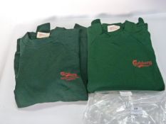 Two Carlsberg Long Sleeve Sweatshirts
