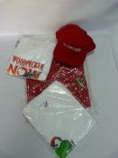 Three Woodpecker Cider T-Shirts and a Cap