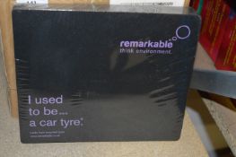 *Box Containing 100 Recycled Tyre Mouse Mats (Purp
