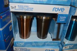 *Two Rove Insulated Stainless Steel Tumblers