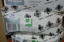 *Two Boxes of Q-Connect C4 Envelopes