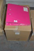 *Five Pink A4 Lever Arch Folders